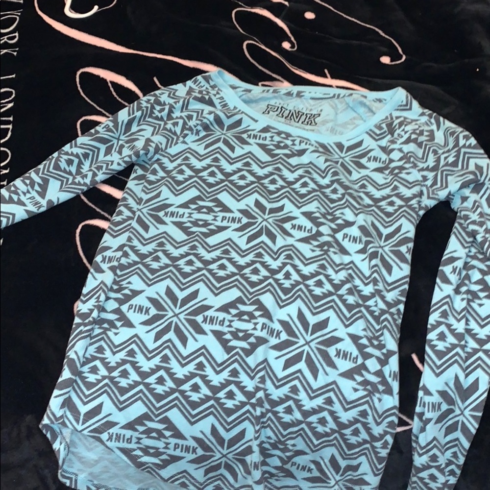 PINK long sleeve sleep shirt